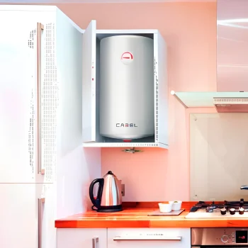 Termo instalado en una casa.