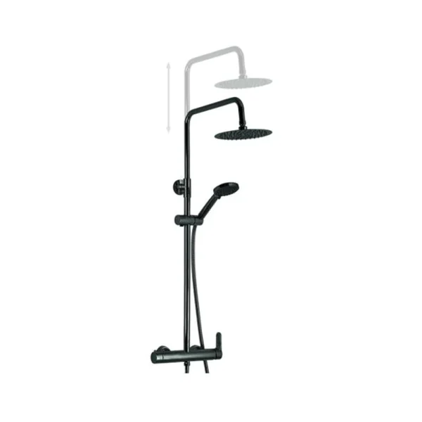 Conjunto ducha Cabel Sfera MM Black