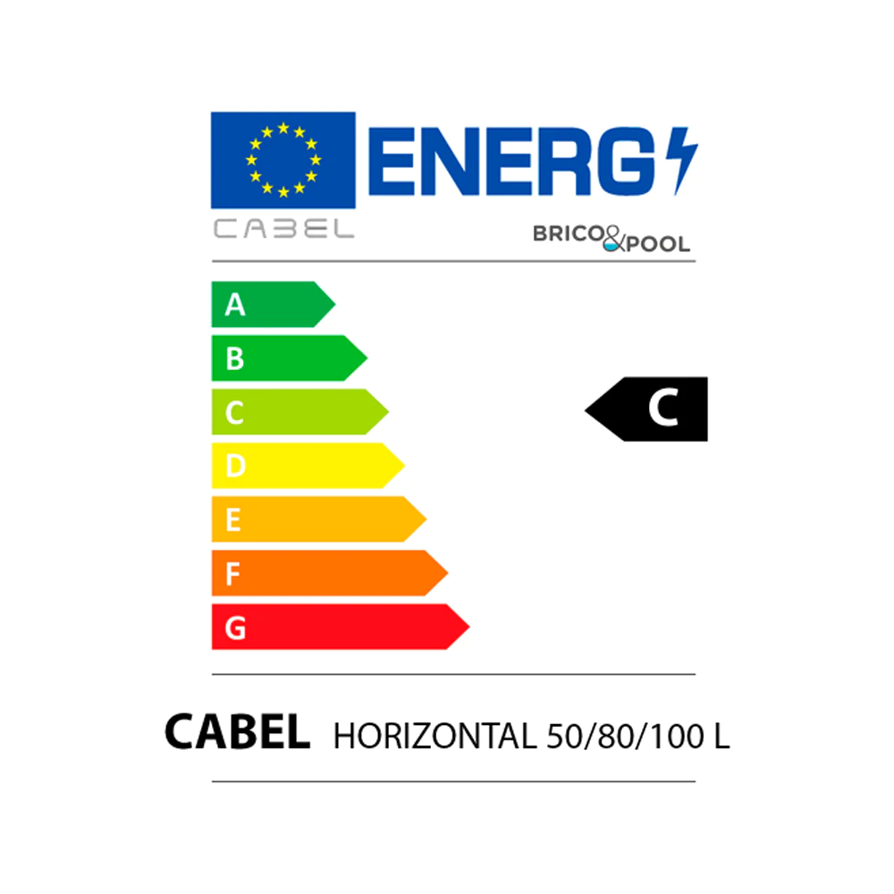 Cuadro de energia del termo eléctrico horizontal CABEL de 50 litros